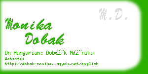 monika dobak business card